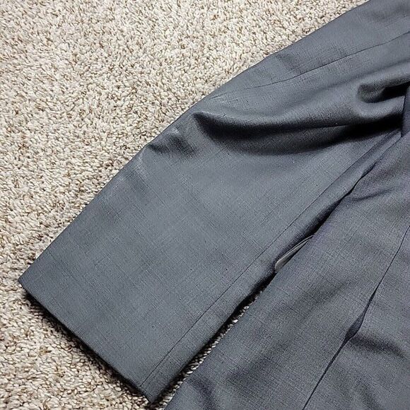 Jos. A. Bank Blazer Mens 43 Long Gray Tailored Fit 100% Wool Single Breast - Picture 6 of 8